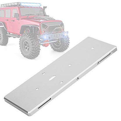 RC Battery Tray with Screw, Aluminum Alloy Replacement for RGT EX86100 1/10 RC Car, Lightweight and Durable Battery Mount for RC Vehicle (Silver 680022S) - color: Silver 680022s