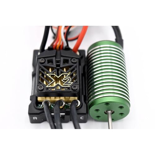 Castle Creations Mamba Micro X2, 16.8V, Waterproof ESC with 0808-4100KV Combo, CSE010016901,Black