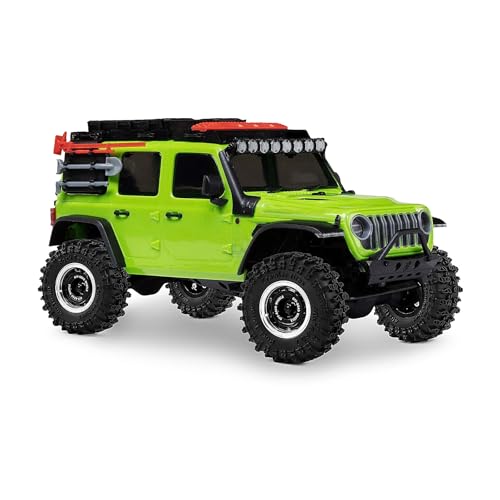 0.7" Aluminum Beadlock Wheels and Tires Set for 1/30 Axial SCX30 RC Crawler – Upgrade Parts (Black-297) - color: Black-297