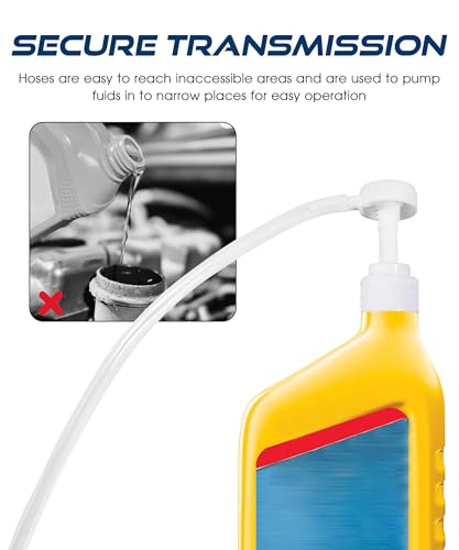 Fluid Transfer Pump,Car Accessories Transmission Fluid Pump with 3rd Hand Adapter,Automotive Replacement Engine Oil Pumps,Suitable for the Maintenance of Cars,Truck,RV,Boat,Motorcycles