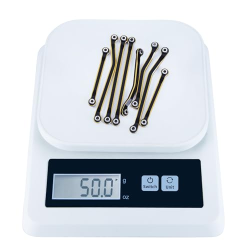LGS High Clearance Link Set for Tra-xxas 1/18 TRX4M High Trail K10 F150 | 1: 18 RC Crawler Brass Coating Linkage Deadbolt Links Upgrade Parts