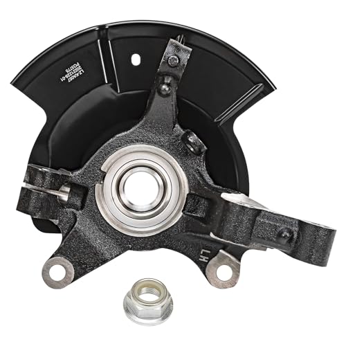Detroit Axle - AWD Front 4pc Steering Knuckles Kit for 11-13 Ford Edge | Lincoln MKX, 2 CV Axles 2 Steering Knuckles & Wheel Bearing Hubs 2011 2012 2013 Replacement - size: 4UX48708/Kit