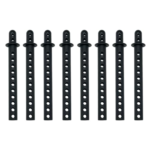 8packs 68mm Plastic Body Post RC Car Shell Holder Mounts Compatible with 1/10 4WD Remote Control Car Off-Road Buggy Truck
