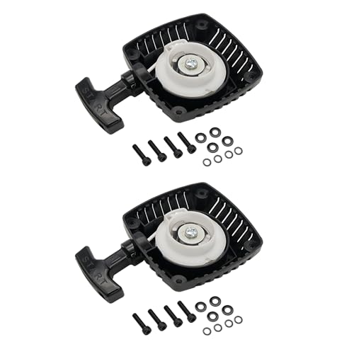 Pull Start Starter Aluminum Core 2pcs | for 1/5 23cc 26cc 29cc 30.5cc Zenoah CY Engine for 1/5 Hpi Rofun Rovan KM Baja 5B 5T 5SC Losi 5ive T Truck Rc Car Parts