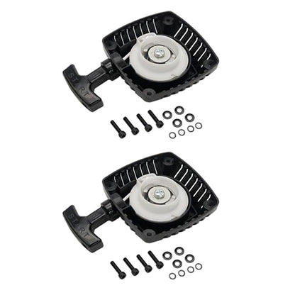 Pull Start Starter Aluminum Core 2pcs | for 1/5 23cc 26cc 29cc 30.5cc Zenoah CY Engine for 1/5 Hpi Rofun Rovan KM Baja 5B 5T 5SC Losi 5ive T Truck Rc Car Parts