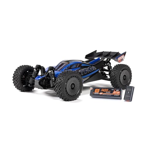 ARRMA Typhon GROM 4X4 223S BLX Brushless RC Buggy, RTR, Blue | Small Scale, DSC, Battery & Charger Included, ARA2306ST2 - color: Blue