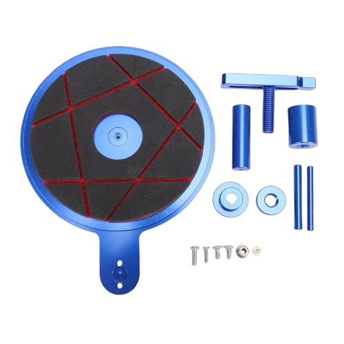 RC Tire Mounting Glue Tools, Precise Alloy Wheel Cementing Kit for 1/8 1/10 Scale Blue Multifunctional Compact, Ideal for Outdoors RC Hobby Vehicle Maintenance