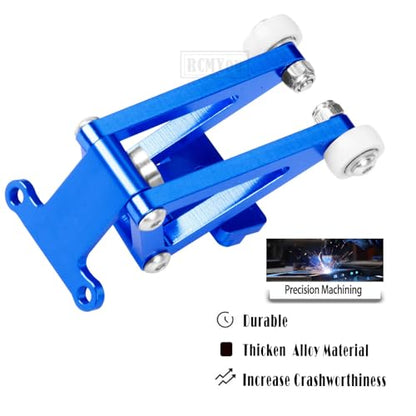 Aluminum Wheelie Bar Upgrades Part for 1/10 Slash 4X4,RCMYou Alloy Wheelie Bar Hops Up Upgrades Part,Navy Blue - color: Navy Blue - Upgrades Part