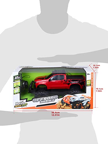 Maisto Tech R/C 1:16 Scale 2.4 GHz Off Road 2019 Chevrolet Silverado, Red