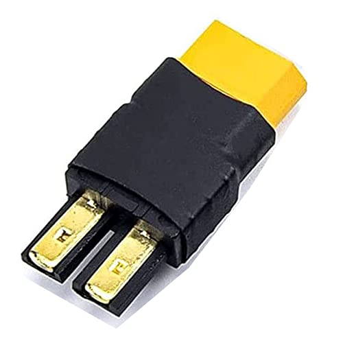 2 Pair RC LiPo Battery Connector Adapter Compatible with Traxxas Plug Battery to XT60 Male Female Connectors ESC Charger