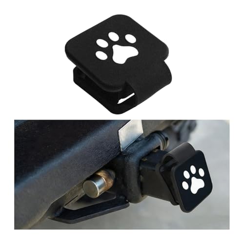 2" Trailer Hitch Cover, Silicone Dog Paw Square Hitch Cap Tube Plug Insert for 2 Inch Receivers, Trailer Exterior Tow Receiver Tube Plug Cap, Universal for Truck Sedan ATV - color: Dog Paw