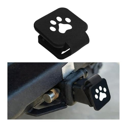 2" Trailer Hitch Cover, Silicone Dog Paw Square Hitch Cap Tube Plug Insert for 2 Inch Receivers, Trailer Exterior Tow Receiver Tube Plug Cap, Universal for Truck Sedan ATV - color: Dog Paw