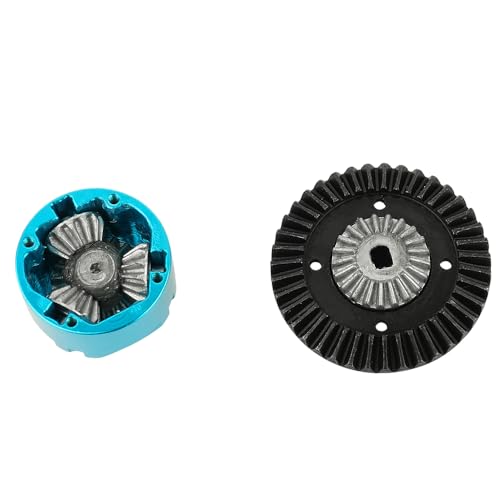 Metal Differential Gear Set for Tamiya TT-02 TT-02B TT02 TT02B 1/10 RC Toys Car Upgrade Parts (Blue) - color: Blue