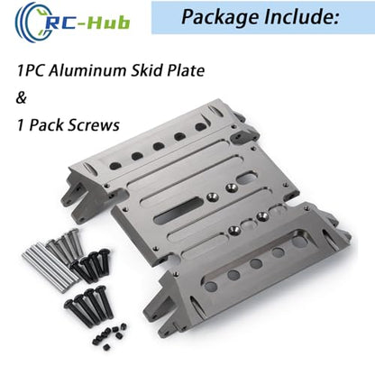 Center Gear Box Mount Aluminum Skid Plate for 1/10 Axial Wraith 90018 90048 | CNC-Machined,Aluminum Alloy,Easy to Install