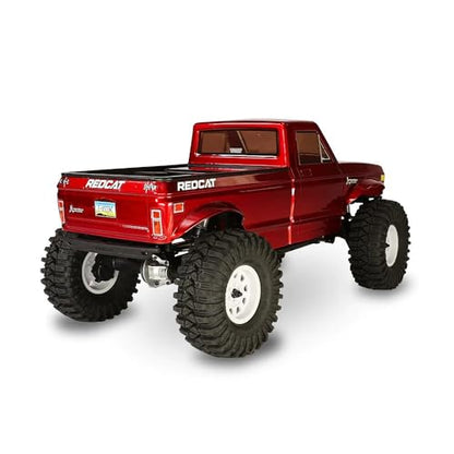 Redcat Ascent 1/10 Scale Rock Crawler – High-Torque 4WD RC Trail Truck with Portal Axles, Waterproof Electronics, LiPo Ready, RTR – Hobby-Grade Remote Control Rock Climber (Red) - color: Red
