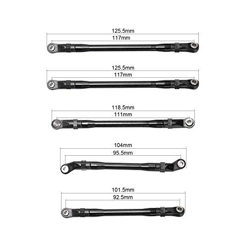 Aluminum Rod Link Linkage for Axial SCX10 II 90046 90047 1/10 RC Crawler