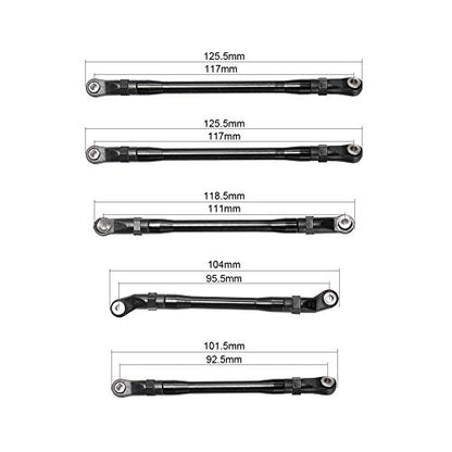 Aluminum Rod Link Linkage for Axial SCX10 II 90046 90047 1/10 RC Crawler