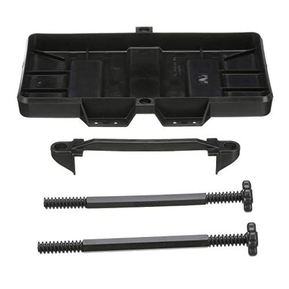 Attwood 9098-5 Heavy-Duty Adjustable Battery Tray, Adjustable to 9.5 Inches Tall, for 27 Series Batteries, Black Plastic - size: One Size