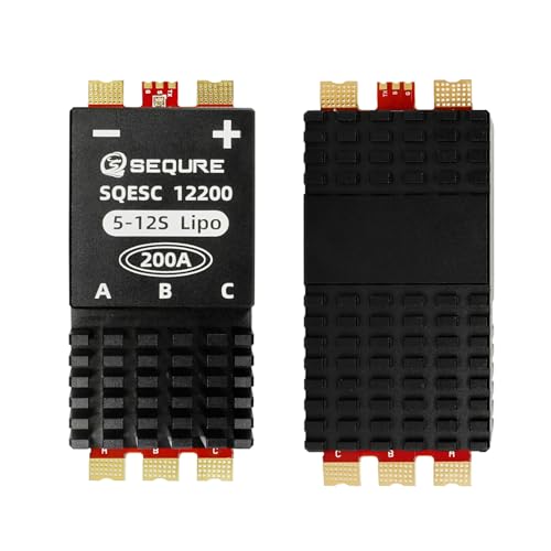 SEQURE 200A Brushless ESC 5-12S for RC Car Boat Crawler AM32