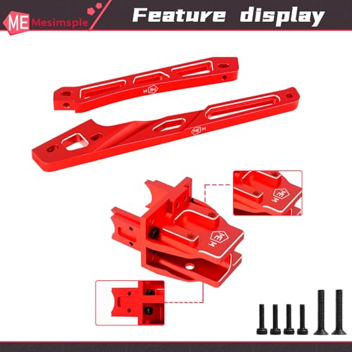 Alloy Chassis Brace & Differential Diff Mount Plate ARA-2041 ARA320754 ARA320756 for Arrma 1/8 Kraton EXB V6 Series Upgrade Parts