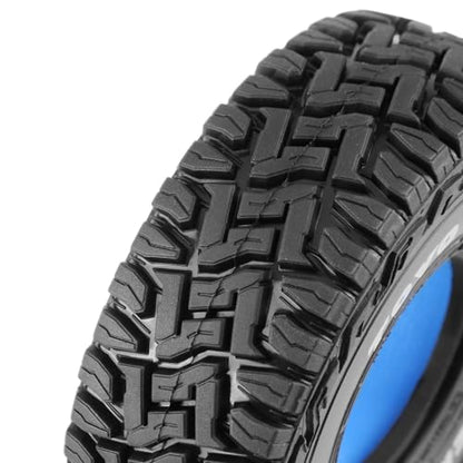1.9in Butyl Rubber RC Crawler Tires for 1/10 SCX10 TRX4 | Reinforced inner liner stable support, deep anti-slip tread, 120 * 40mm