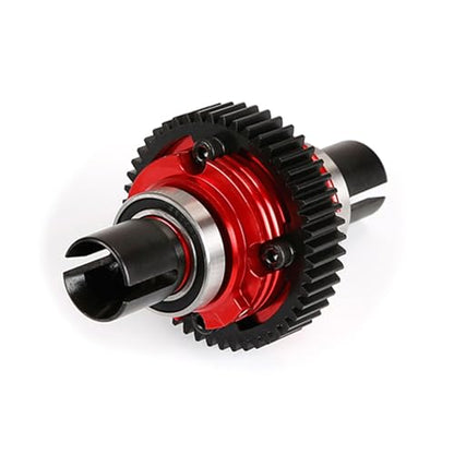 CNC Metal Complete Differential Diff.Gear Set (Red) | for 1/5 Hpi Rofun Baha King Motor Rovan Baja 5B 5T 5Sc Truck Rc Car Parts - color: Red