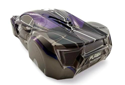 Outdoor 1/10 Scale RC Drift Touring Racing Car Body Shell – Lykan Hypercar-Style, Painted No-Cut, 260mm Wheelbase, Mulit-Color (Body Shell with Tail Wing) - color: Body Shell With Tail Wing