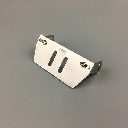 KYX Racing Stainless Steel Frame Protector & Skid Plate Chassis Guard & Axle Protective Plate for 1/10 Rc Crawler TRX-4