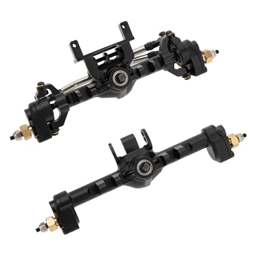 MEUS Racing +4mm TRX4M Portal Axles with Lay Down Servo Mount for Traxxas 1/18 TRX4M RC Crawler