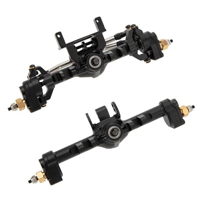 MEUS Racing +4mm TRX4M Portal Axles with Lay Down Servo Mount for Traxxas 1/18 TRX4M RC Crawler