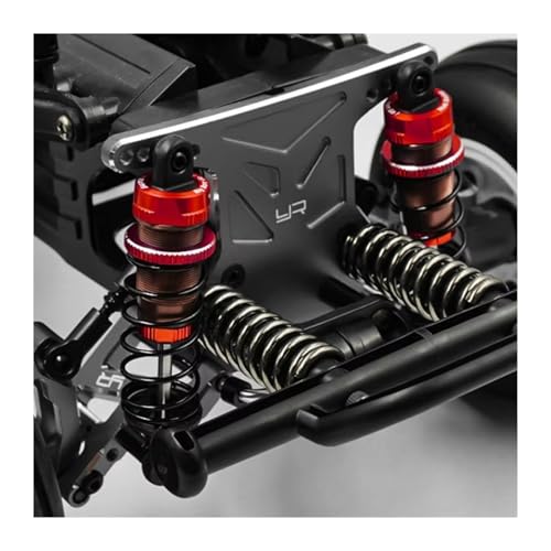 Rc Special Shock Absorber 65MM 1/10 2PCS Aluminum Big Bore GO Damper Set RC Car Offroad for Buggy Tracked Vehicle Parts and Accessories Upgrade Replacement and Use(Red) - size: Red