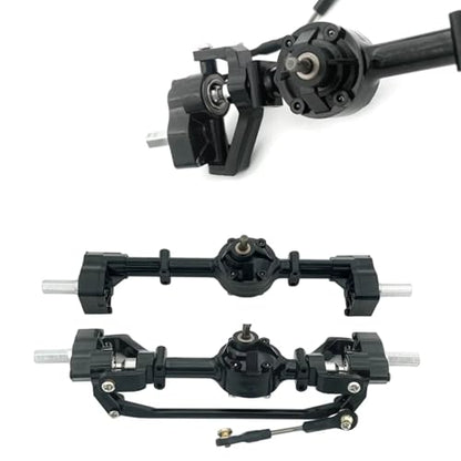 Rc Crawlers Axles Compatible With WPL B1 B14 B24 C14 C24 B16 1/16 RC Cars Upgrade Parts Modification Spare Front Rear Portal Axle Assembly