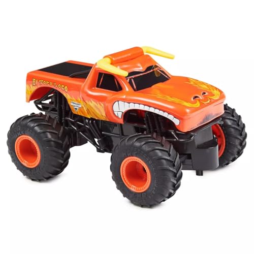 Monster Jam, Official El Toro Loco Remote Control Monster Truck, 1:24 Scale, 2.4 GHz, for Ages 4 and up