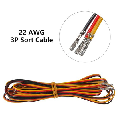 RC Servo Connector Kits Male Female Servo Plug Male Female Connector Crimp Pin Cable Kit Compatible JST SYP Futaba for Hitec Spektrum RC