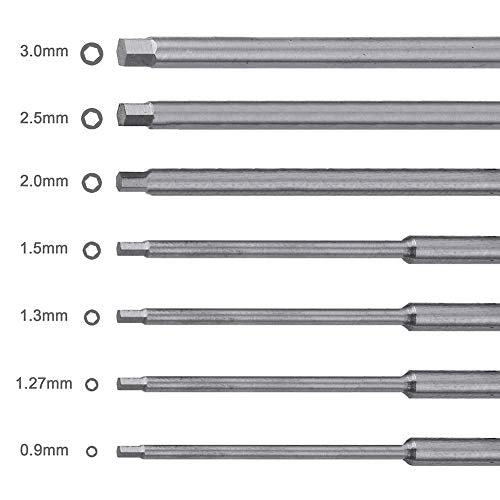 HobbyPark RC Allen Driver Set & Hex Nut Driver Set, 17mm Wheel Wrench, M2 M3 M4 Hex Nuts Wrench, RC Screw Tray