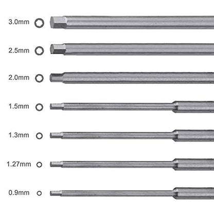 HobbyPark RC Allen Driver Set & Hex Nut Driver Set, 17mm Wheel Wrench, M2 M3 M4 Hex Nuts Wrench, RC Screw Tray