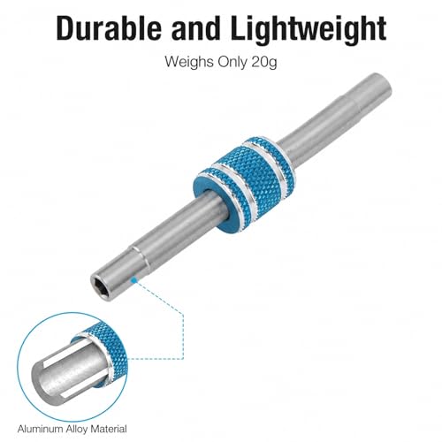 Socket Wrench 4.5mm 4.0mm Hex Nut Driver, Aluminum Alloy Blue for RC Car Repair and Modification - Durable Construction, Easy Replacement, Ideal for Hobbyists