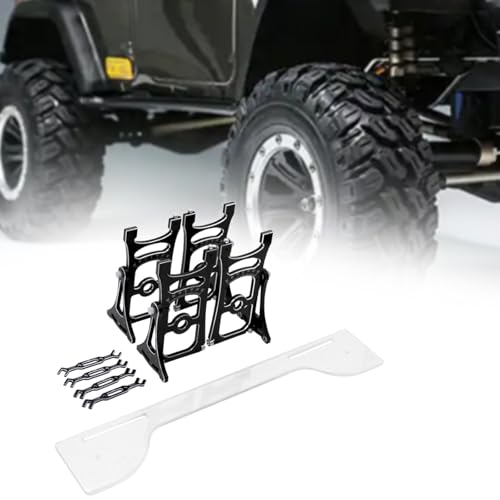 harayaa Off Road Chassis Setup System Set RC Car Aluminum Alloy Setup Gauge Tool Alignment Adjustment Ruler Multifunctional Camber Toe Slip Suitable, with Wrench - color: With Wrench