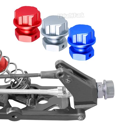 RC Upgrades Part for 1/5 KRATON 8S BLX/Outcast 8S BLX,Alloy Wheel Hex Hop Ups,Titanium