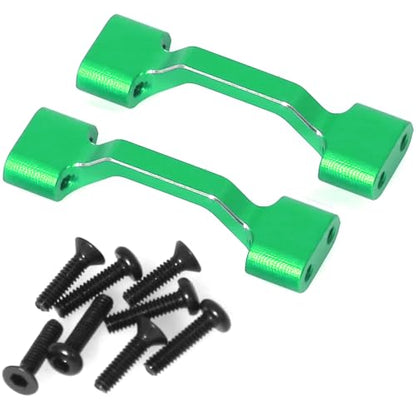 Cross Brace Lower Metal Aluminum for Losi 1/18 Mini LMT 4X4 Brushed Monster Truck，Replacement for LOS211047 Upgrade Parts Cross Brace Set for Losi - LOS01026 1/18 Mini LMT Monster (Green Anodized)