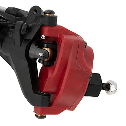 MEUS RACING SCX10 Axles Front & Rear Portal Axles for Axial SCX10 SCX10 II 1/10 RC Crawler Upgrade Pasrts, Nylon Axles with Steel Gears and Metal Bearings（Red） - color: Red