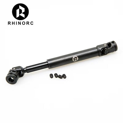 RhinoRC Tiny Stainless Steel Heavy-Duty Drive Shaft for 1/10 RC Crawler Axial SCX10 TRX4 Redcat Gen8(RC Drive Shaft Set) - color: Rc Drive Shaft Set