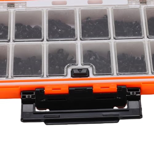 RC Screw Kit, 537 Pieces Stainless Steel M3 M4 Screws Nuts Bolts E Clips R Clips Pins O Rings Hex Wrenches for 1/8 1/10 /12/16 Scale RC Cars Trucks