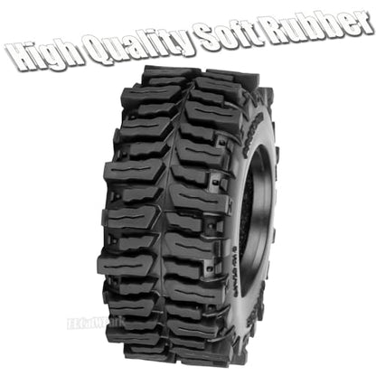 RC 1.3 Soft Silicone Rubber Wheel Tires for 1/18 TRX4M/Ascent-18/FMS 1/24 SCX24 RC Crawler,1.3" Soft Mud Terrain/Rock Crawling/Swamp Claw Mud Terrain/Road RC Tires 4Pcs,Style (D) - style: 4Pcs 1.3 Rubber Wheel - (D)