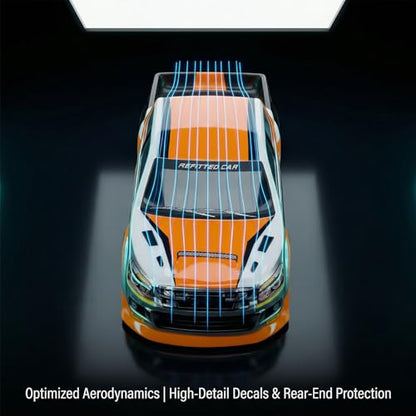 RC Car Body Shell Universal 1/10 Scale Painted for Pickup Truck Mod (Orange) - color: Orange