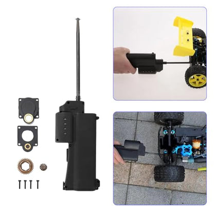 Tiiyee RC Handheld Power Starter, 70111A Electric Start Drill Backplates Cover Wand Replacement Metal Starter Poratble Remoted Control for HSP 540 Motor 1/10 Car Nitro Engine Parts Rotor