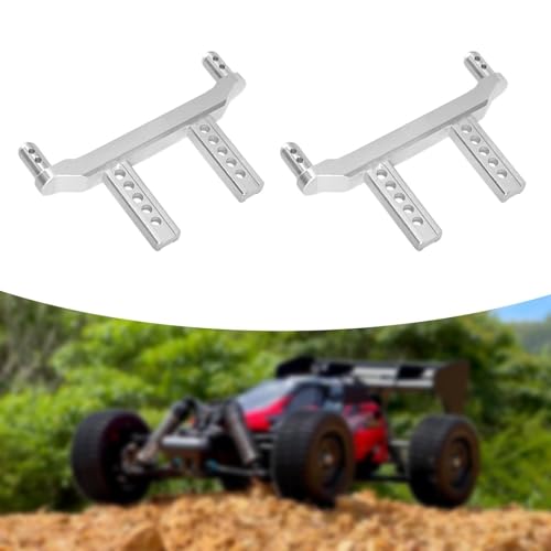 kowaku 2X 1/16 RC Car Body Post Mounts RC Shell Column Easy to Install RC Body Post Spare Parts for 16102Pro RC Car Crawler DIY Accs, Silver