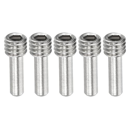 MECCANIXITY 5 Pack Driveshaft Screw Pins, M4x11x3mm Universal Stainless Steel Drive Shaft Screw Pins, RC Car Repair Parts for Electric Car/Truck Replacement - size: M4x11x3mm