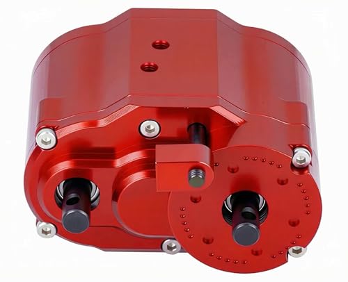 Full Metal 2 Speeds Transfer Case Gearbox Transmission Box Upgrade for Axial SCX10 RC4WD D90 1/10 RC Crawler