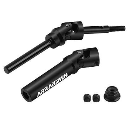 1Pcs RC Car Rear Drive Shaft CVD Heavy Duty Axis, 6852 Replacement Part Fits for 1/10 Slash/Rustler/Stampede/Hoss VXL 4X4 2WD Platinum Ultimate Models - color: Black Rear X 1